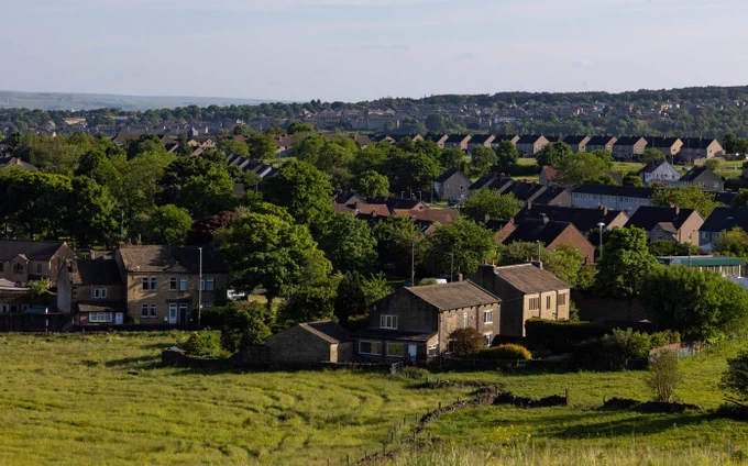 View of North Halifax including image of grass, houses and trees