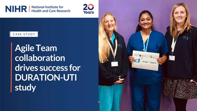 Agile Team collaboration drives success for DURATION-UTI study
