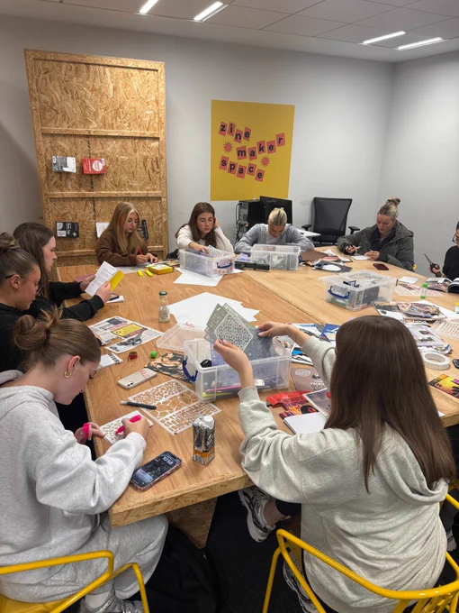 Image of zine maker space workshop 
