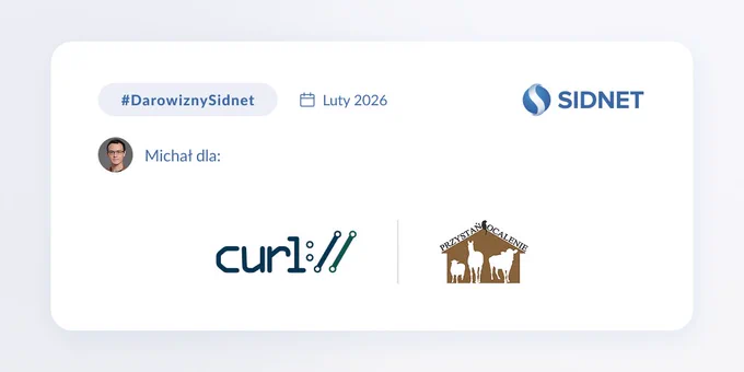 Logotypy projektów open-source i non-profit wspieranych przez software house Sidnet
