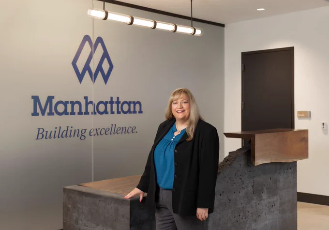 Manhattan Construction Company announced today the promotion of Raylena Browning to senior vice president.