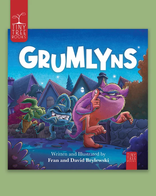 Cover of Grumlyns on a light green background