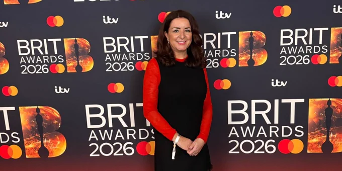 Professor Kirsty Fairclough at the BRIT Awards nomination event.