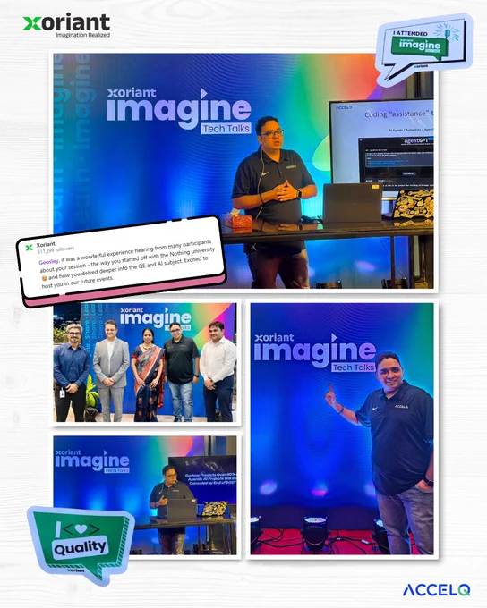 Geosley @ Xoriant Imagine Tech Talks - AI with QE