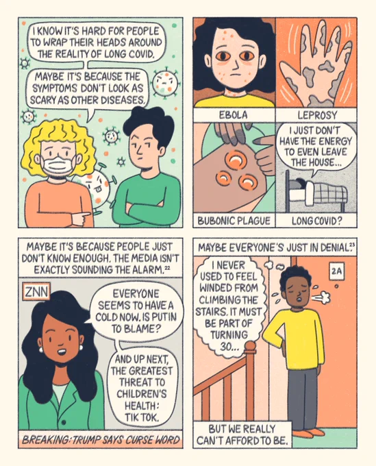 illustrated comic about community, masking in an N95, and the covid pandemic