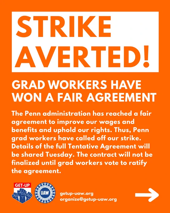 Strike Averted graphic
