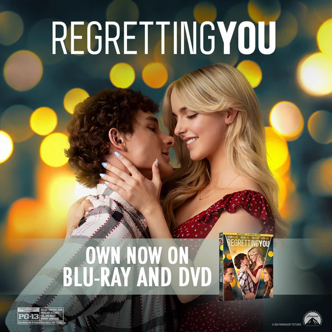 When life pulls you down, love lifts you up. @regrettingyoumovie is now available at participating retailers. From #ParamountPictures.