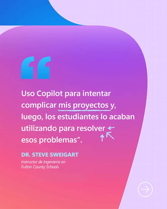 Uso Copilot para intentar complicar mis proyectos y luego los estudiantes lo usan para resolver esos problemas