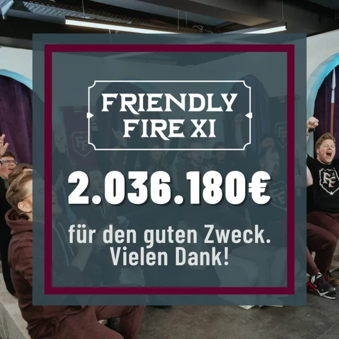 2.036.180 Euro für den guten Zweck. Vielen Dank!