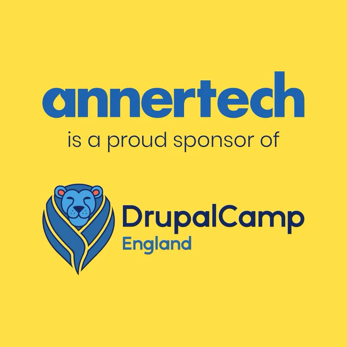 Annertech is a proud sponsor of DrupalCamp England