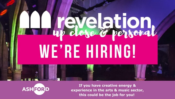If you have creative energy & experience in the arts & music sector, this could be the job for you!