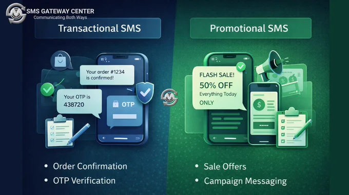 Transactional vs Promotional SMS: A Complete Guide to SMS Types