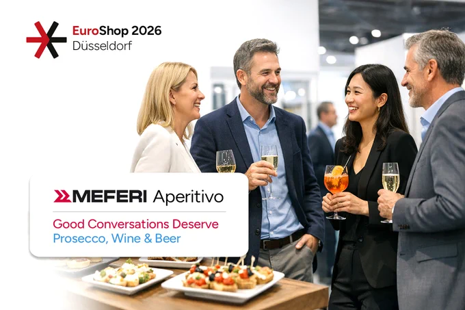 EUROSHOP 2026: MEFERI APERITIVO INVITATION
