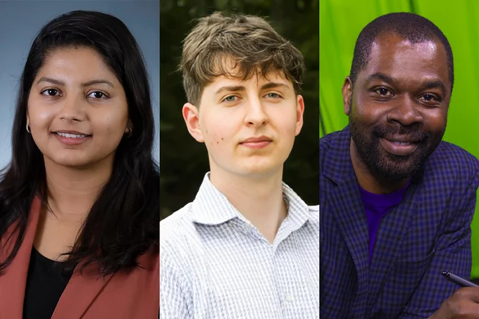 Nimisha Roy, Oleksandr Horielko, and Fisayo Omojokun
