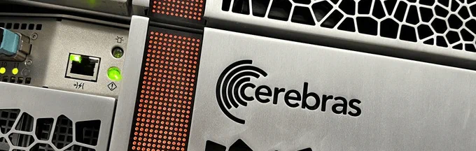 Close-up of the Cerebras compute component