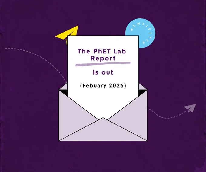 Monthly newsletter banner with and open envelope