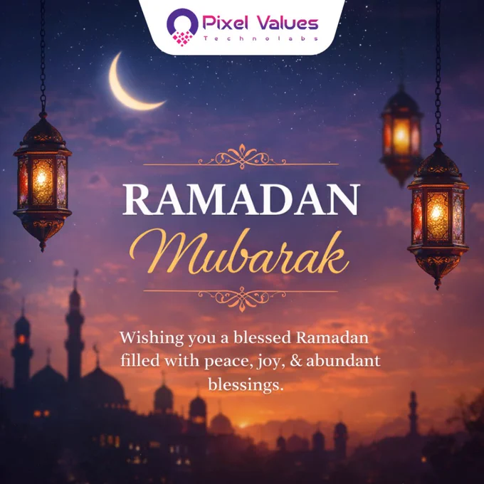Let’s illuminate your digital journey just like this beautiful Ramadan night — with innovation, growth, and success.

📞 Call Us:  91-8484836319
📧 Email: info@pixelvalues.com

🌐 Website: www.pixelvalues.com

#RamadanMubarak #PixelValuesTechnolabs #DigitalInnovation #WebDevelopmentCompany #MobileAppDevelopment #DigitalMarketingAgency #TechSolutions #Ramadan2026
