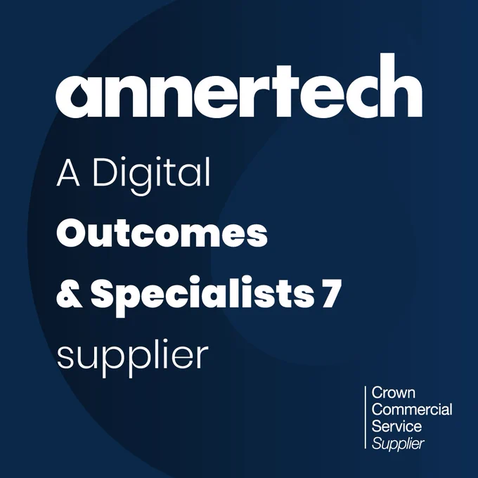 Annertech is a Digital Outcomes and Specialists 7 supplier for the Crown Commercial Service.