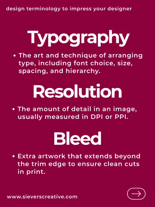 Design terminology you need to know