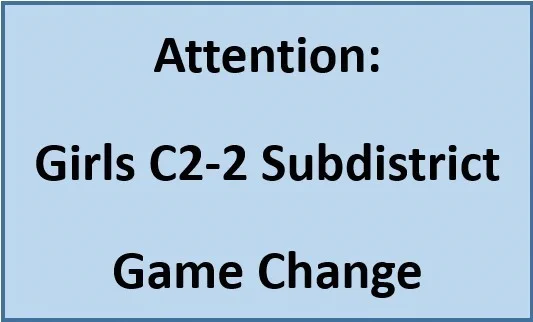 Subdistrict game change