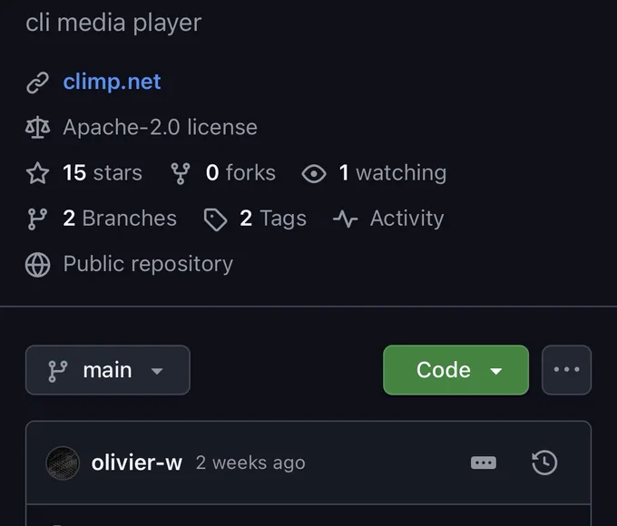 https://github.com/olivier-w/climp