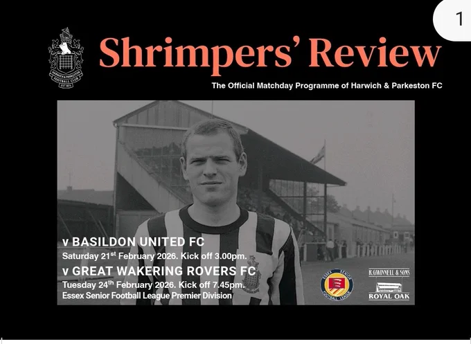 Front cover of tomorrow's HPFC matchday programme