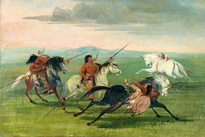Comanche art and archaeology (📸 Smithsonian American Art Museum, Washington DC; Eric A. Powell; Courtesy Peabody Essex Museum, E24991; Severin Fowless)