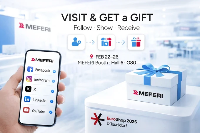 EUROSHOP 2026: FOLLOW & GET A BOOTH GIFT