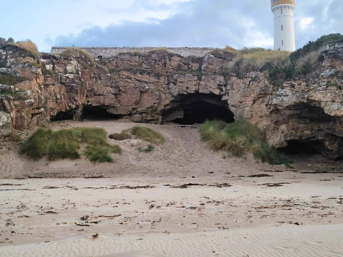 Covesea Caves, Moray © ScARF