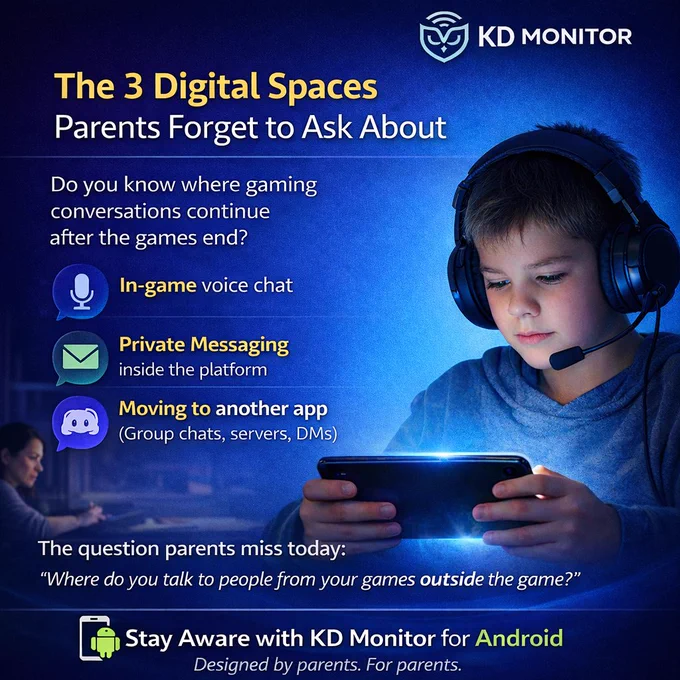 The KD Monitor App for All Android Devices - Keeping Your Child Safer Online in 2026. Designed by Parents for Parents.