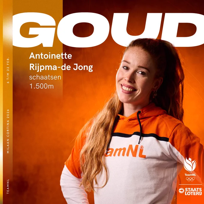 Antoinette Rijpma-de Jong wint goud op de 1.500m
