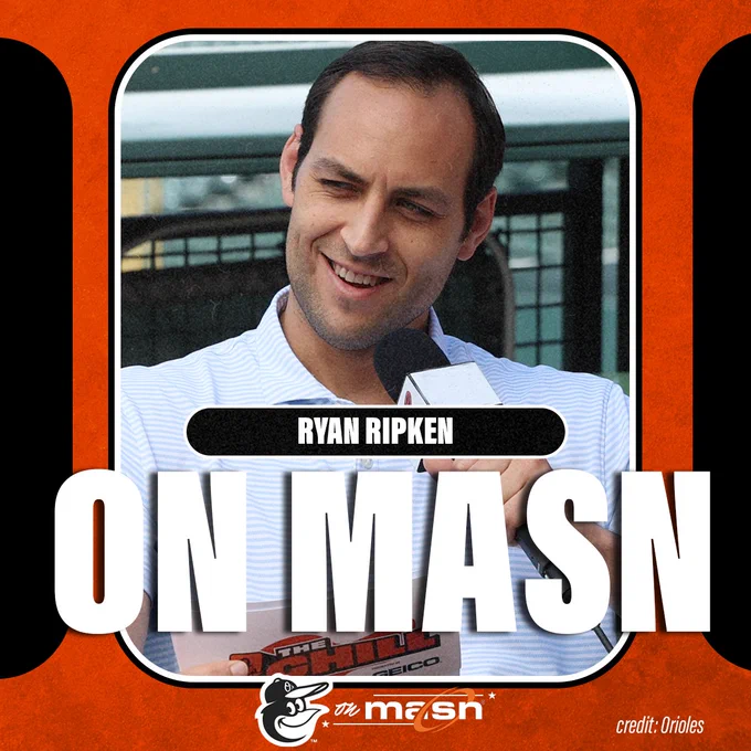 Photo of Ryan Ripken with title "On MASN"