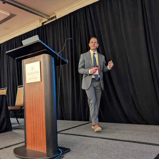 FBI Detroit  Cyber Supervisory Special Agents giving a keynote speech on Emerging Chinese cyber threats and prevention at FutureCon.