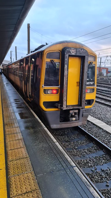 Northern Trains 158797 at Doncaster Railway Station Platform 0 
