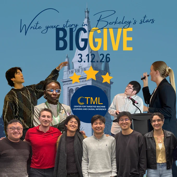 Support the Future of Public Health Innovation—Donate to CTML for UC Berkeley’s Big Give on March 12th!
With over 15 Graduate Student Researchers, CTML is leading discoveries that improve health outcomes locally and globally. Learn more 👉 https://ctml.berkeley.edu/join-us-big-give-2026