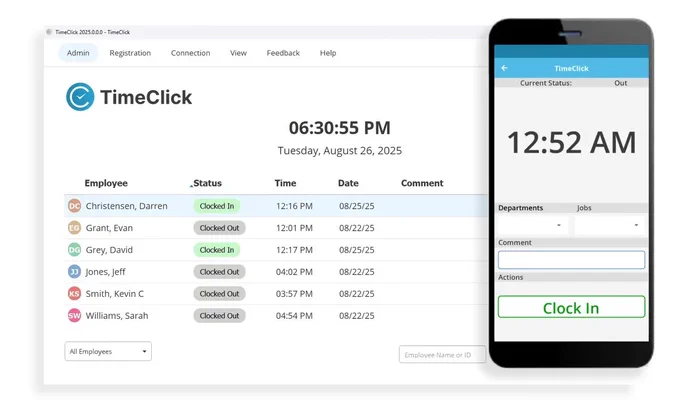 one-time purchase employee time tracking software