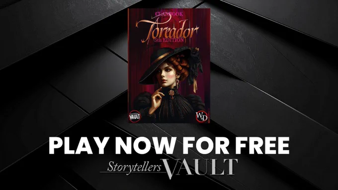 Clanbook: TOREADOR 5th Edition is available now at StorytellersVault.com