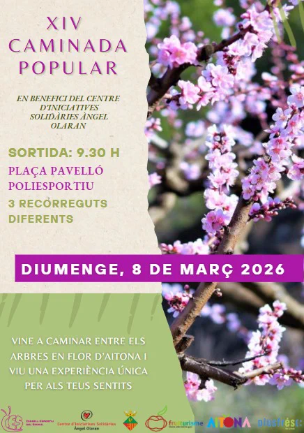 14a Caminada solidària a Aitona, Lleida.
