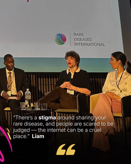 “There’s a stigma around sharing your rare disease, and people are scared to be judged — the internet can be a cruel place.” Liam