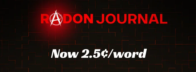 Radon pay rate now 2.5 cents a word