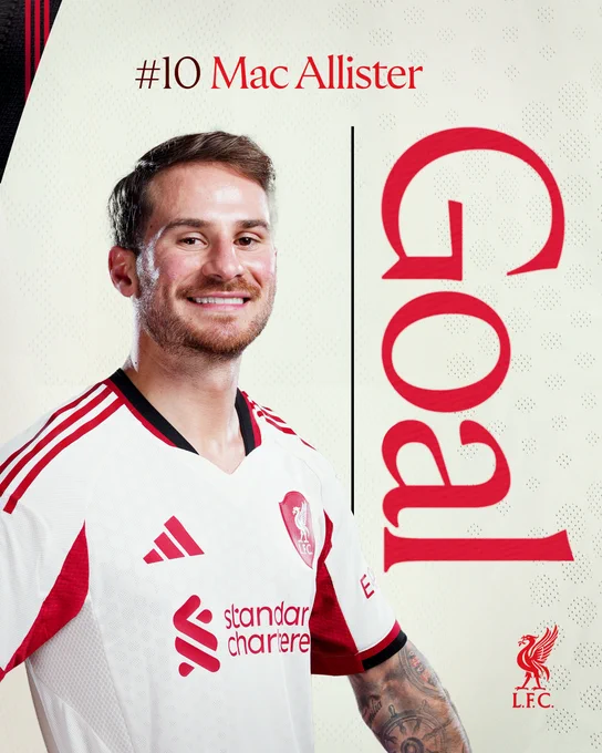 Goal graphic for Alexis Mac Allister.