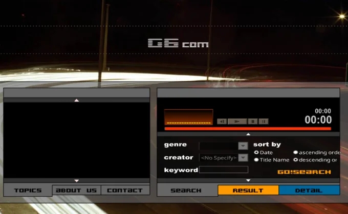 G6.COM, a ringtone site Crypton launched in 2003. The mobile version is MobileMusicG6.