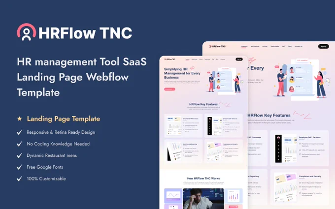 HRFlow TNC Landing Page