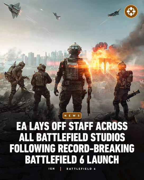 EA Lays Off Staff Across All Battlefield Studios Following Record-Breaking Battlefield 6 Launch

