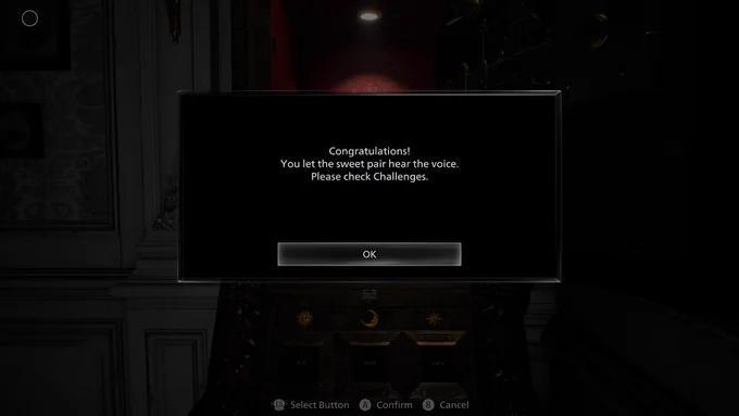 Congratulations you let the sweet pair hear the voice. Please check challenges
