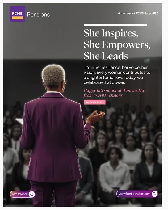 Today, we celebrate the resilience, leadership, and impact of women everywhere. 💜

Happy International Women's Day.

#IWD2026 #GiveToGain