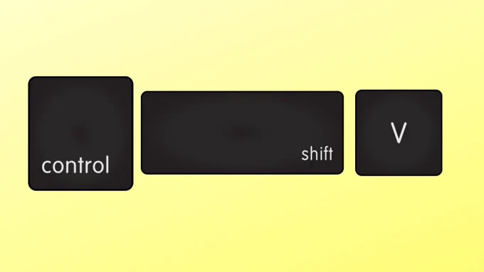 yellow background with keys