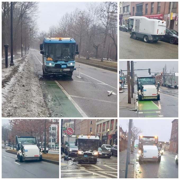 Picture: PWD sweepers working citywide.
