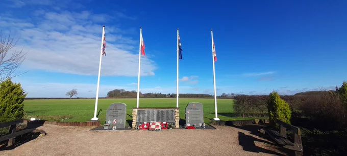 Memorial at The Polish Bomber Squadrons Centre  Lincolnshire 