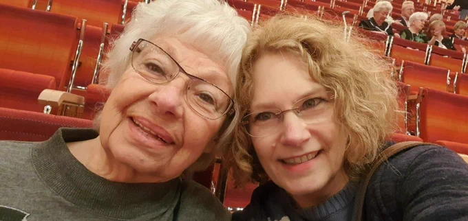 Sylvia Schlüter und ihre Mutter
